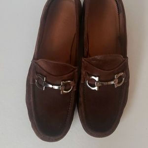 Salvatore Ferragamo suede shoes size 11 1/2